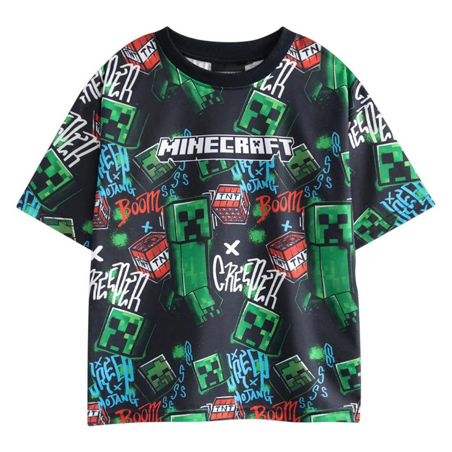 MINECRAFT  Schlafanzug Mit Shorts, Kurzärmlig (2er-Pack) 