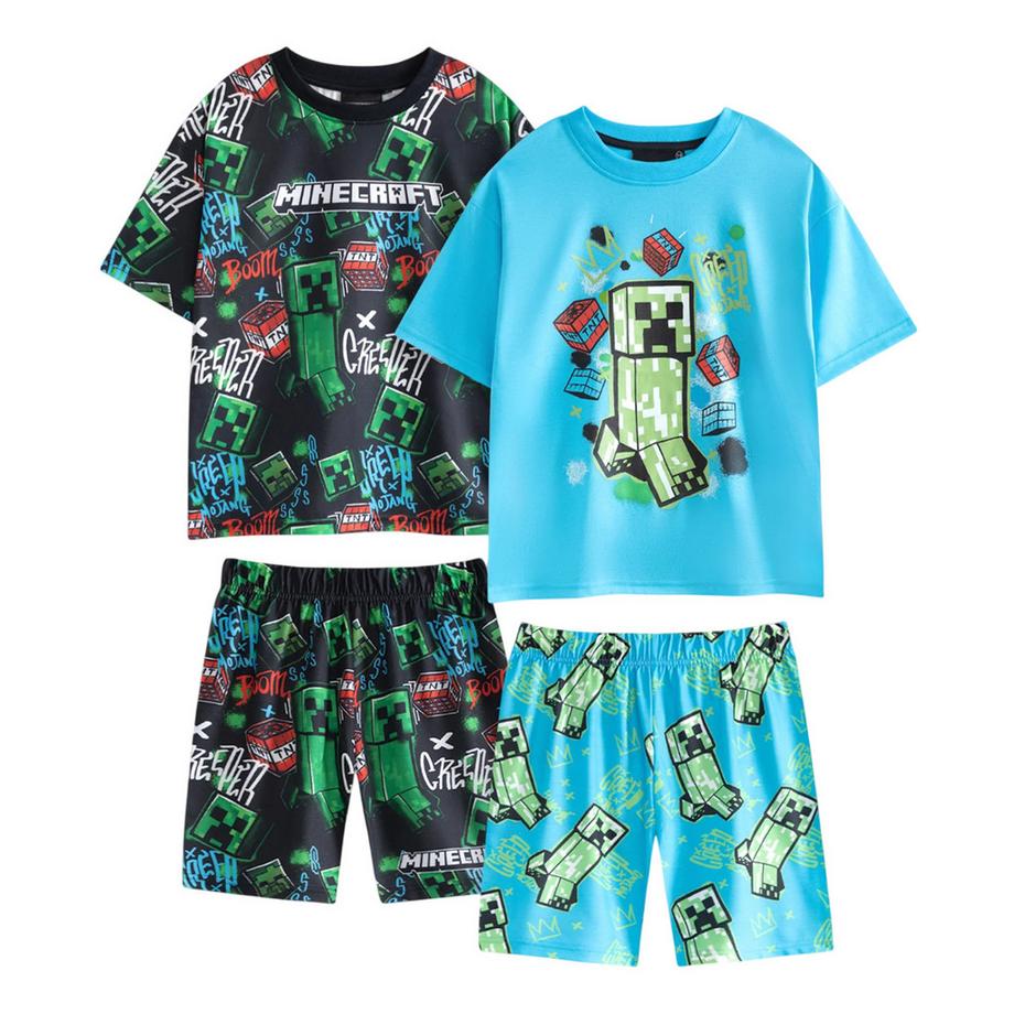 Schlafanzug Mit Shorts, Kurzärmlig (2er-Pack)