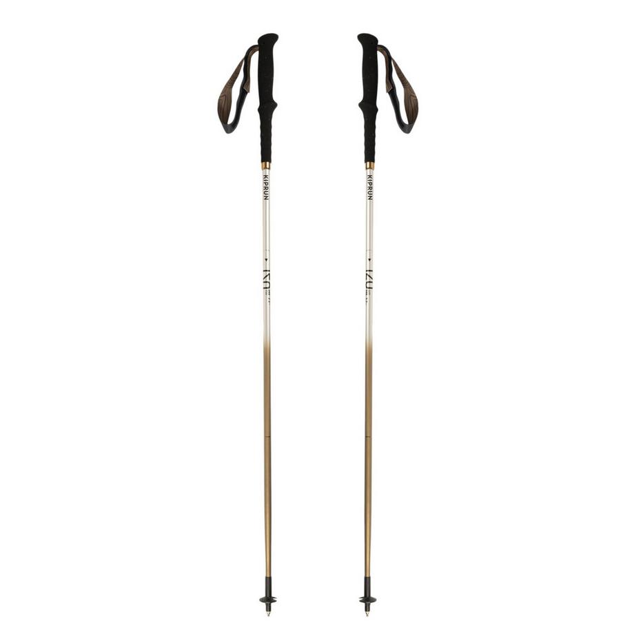 KIPRUN  Bâtons trail running pliables aluminium 3 brins, Kiprun 500 