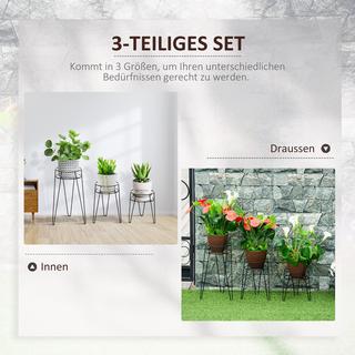 Outsunny Pflanzenständer-Set  