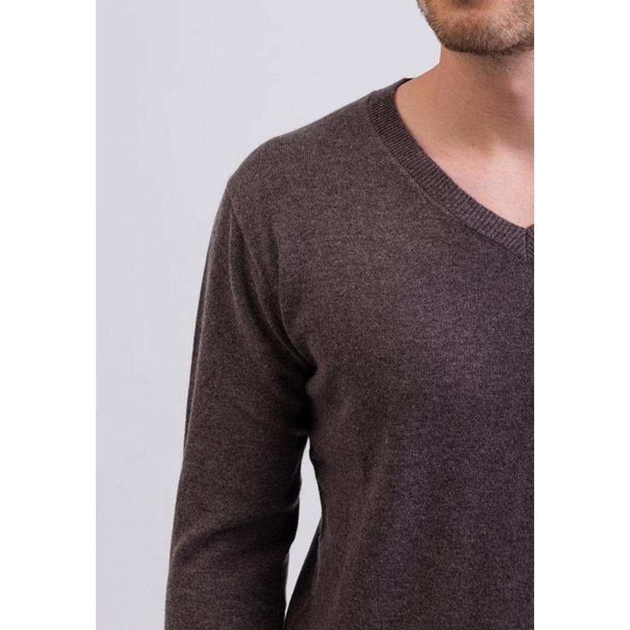 CASH-MERE.CH Pullover Cashmere Scollo a V  