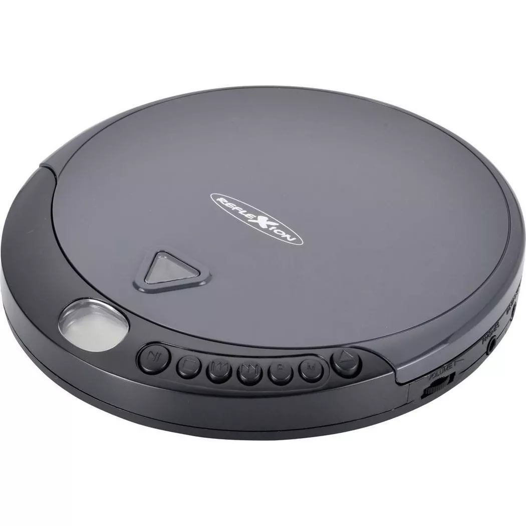 Reflexion - Tragbarer CD-Player CD, CD-R, CD-RW, Schwarz
