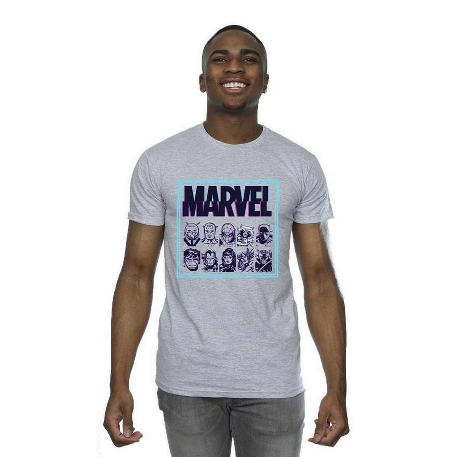MARVEL Glitch Bedrucktes T-Shirt  