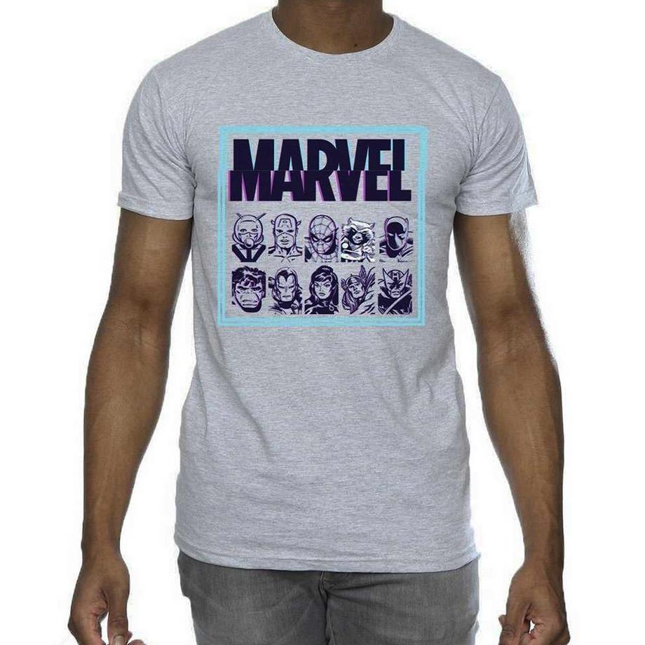 MARVEL Glitch Bedrucktes T-Shirt  