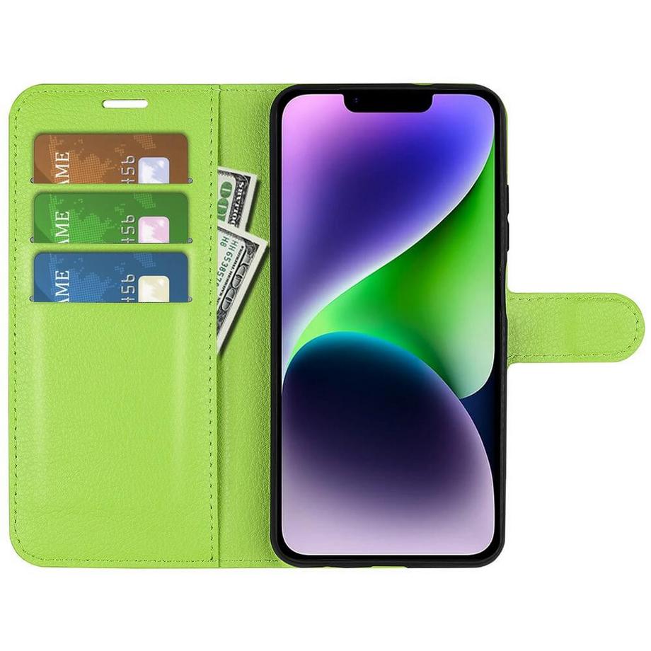 Cover-Discount  iPhone 15 Plus - Leder Etui Hülle 