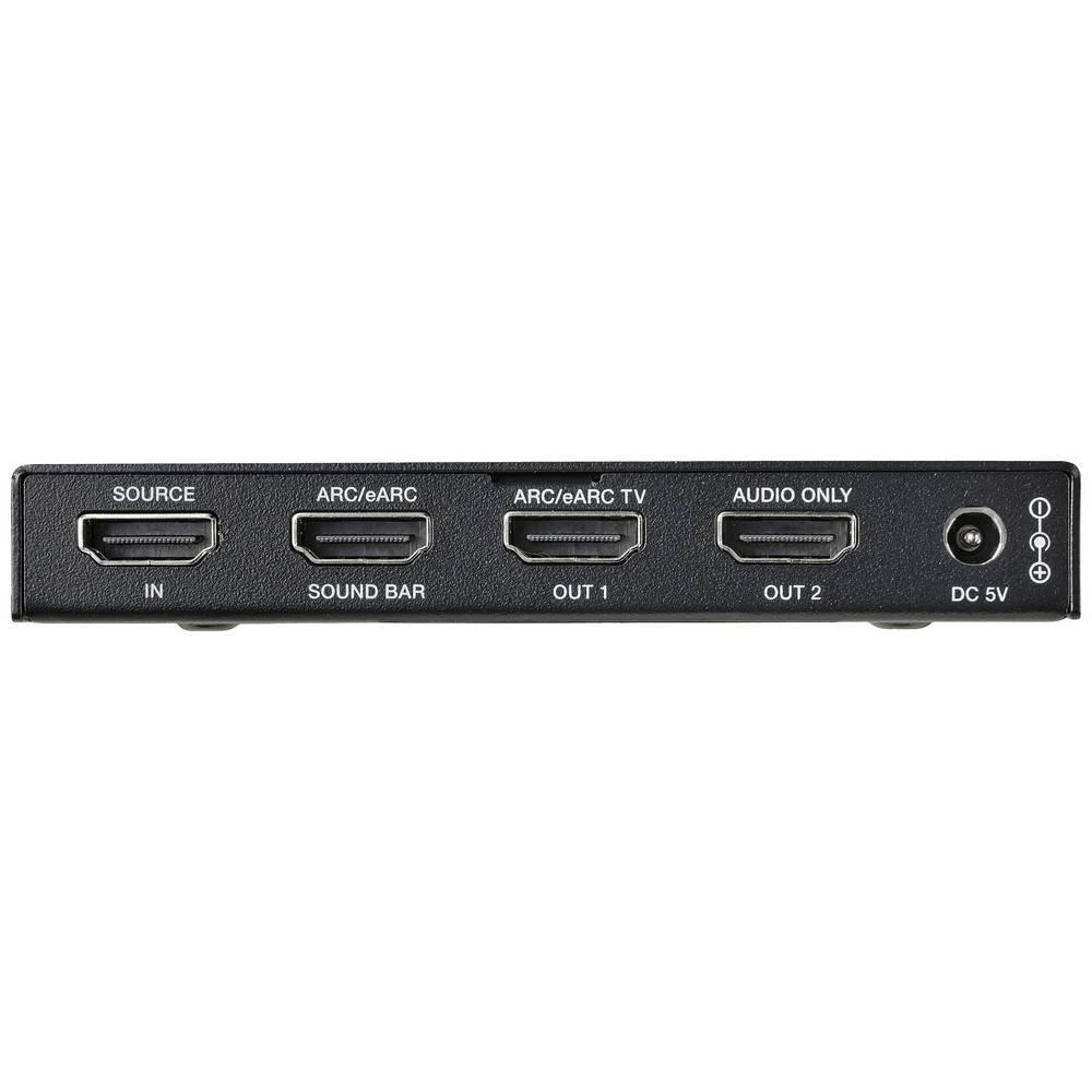 SpeaKa Professional  AV Konverter SP-HDA-500 [HDMI - HDMI] 3840 x 2160 Pixel 