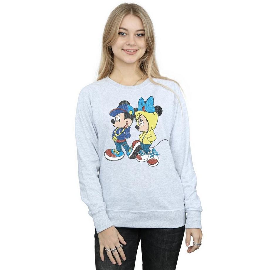 Disney Mickey e Minnie Mouse Felpa Girocollo  