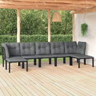 VidaXL Garten lounge set stahl  