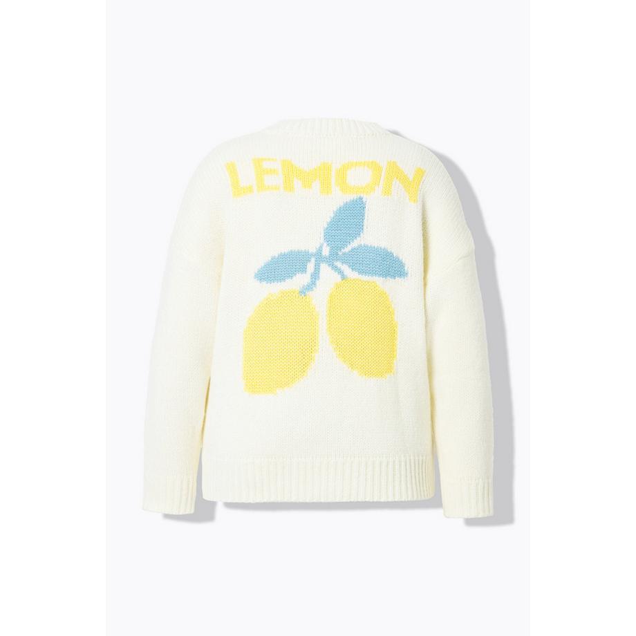 Studio Untold Maglione Oversize Motivo Limoni  