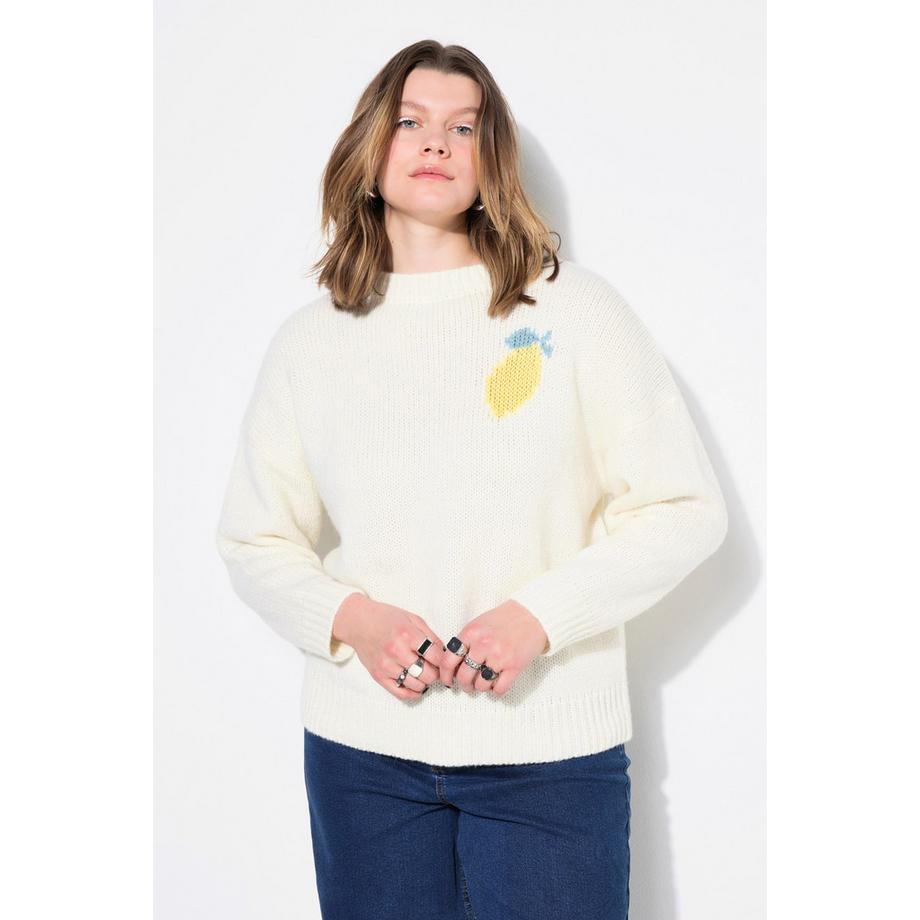 Studio Untold Maglione Oversize Motivo Limoni  