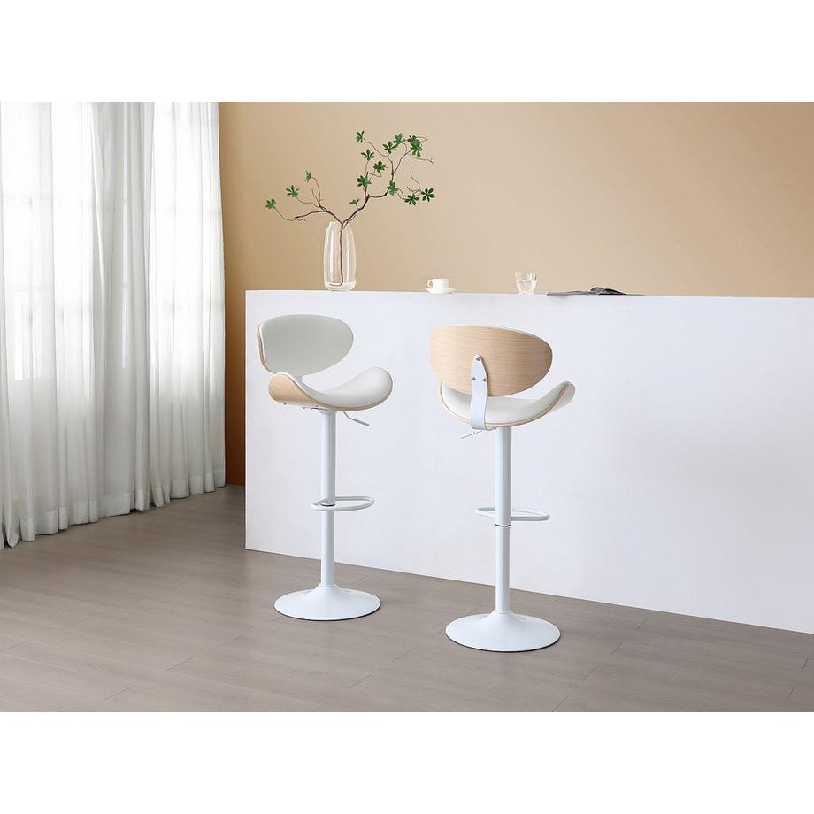 Vente-unique Tabouret de bar simili MONTENEGRO  