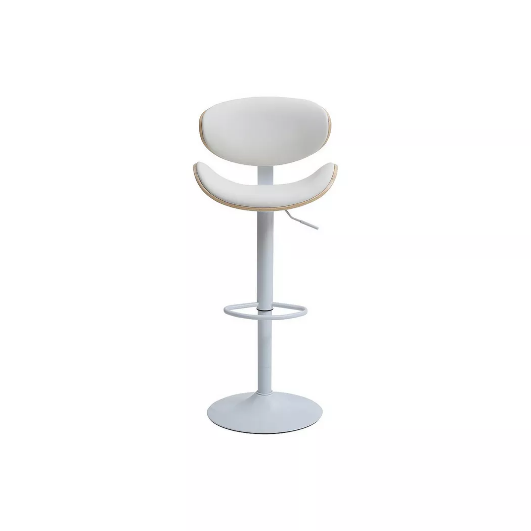 Vente-unique - Sgabello da bar  MONTENEGRO, 1P, Bianco