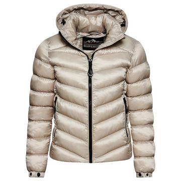 daunenjacke mit kapuze, uperdry everet