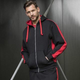 AWDis  Just Hoods Kontrast Sport Polyester Kapuzenjacke 