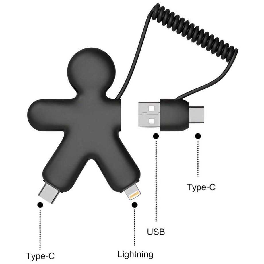 Xoopar  3-in-1 Buddy Kabel 0,15m 
