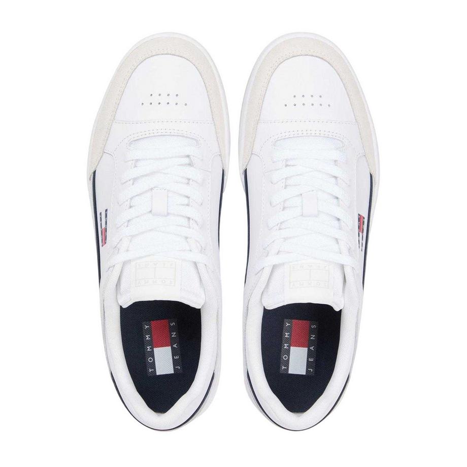 TOMMY JEANS Scarpe Sportive in Pelle Suola Preformata  