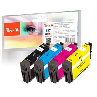 Peach  320178 cartouche d'encre 4 pièce(s) Compatible Noir, Cyan, Magenta, Jaune 