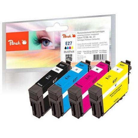 Peach  320178 cartouche d'encre 4 pièce(s) Compatible Noir, Cyan, Magenta, Jaune 