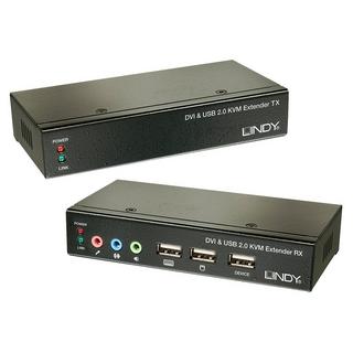 LINDY  39377 commutateur écran, clavier et souris Noir 