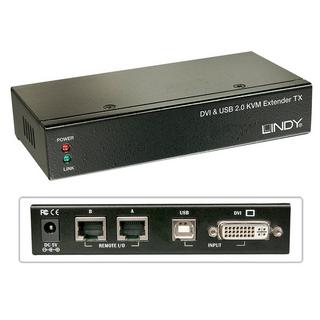 LINDY  39377 TastaturVideoMaus (KVM)-Switch Schwarz 