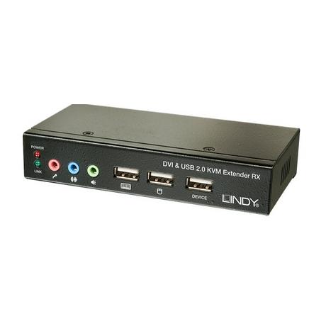 LINDY  39377 TastaturVideoMaus (KVM)-Switch Schwarz 