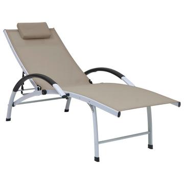 Chaise longue tissu