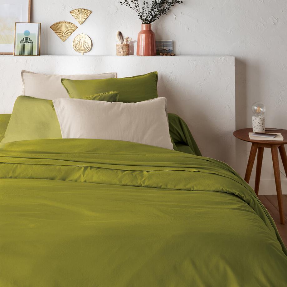 La Redoute Intérieurs Scenario Unifarbener Kissenbezug  