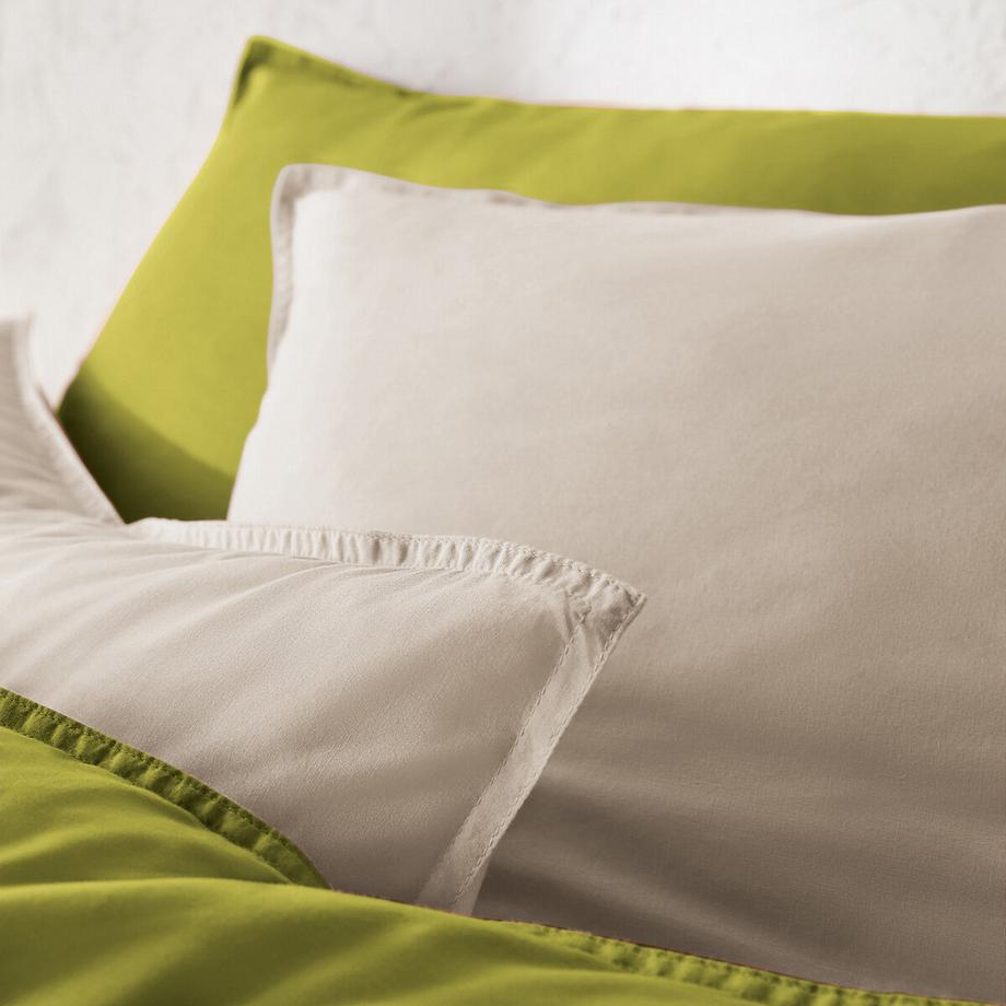 La Redoute Intérieurs Scenario Unifarbener Kissenbezug  