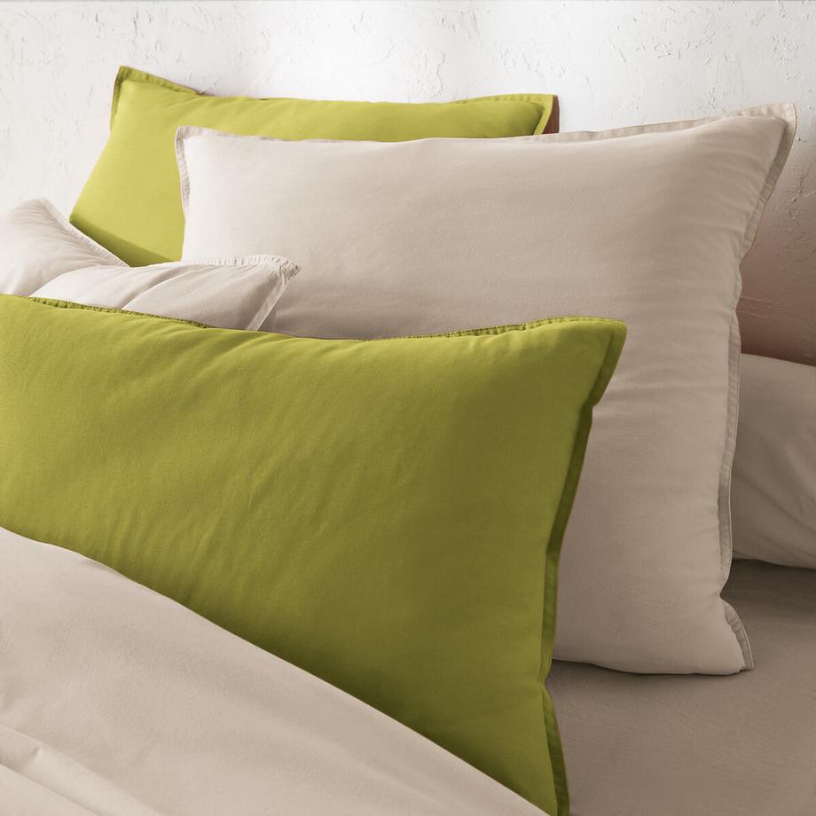 La Redoute Intérieurs Scenario Unifarbener Kissenbezug  