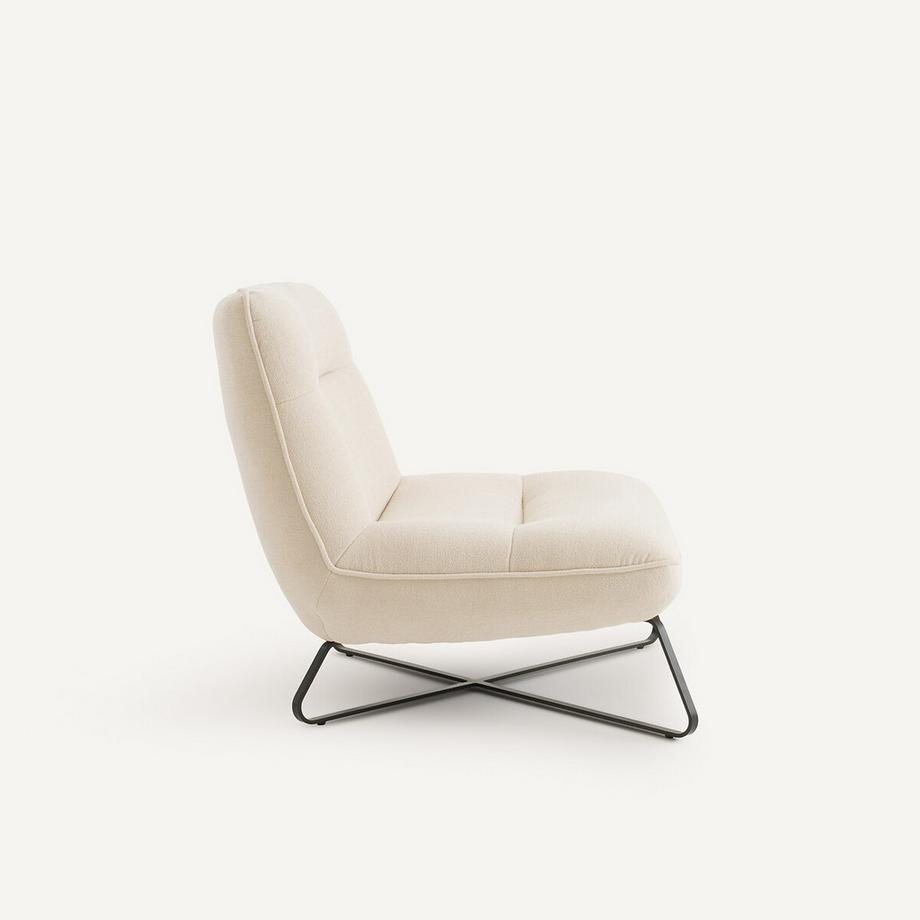 AM.PM Fauteuil en tissu chenillé  