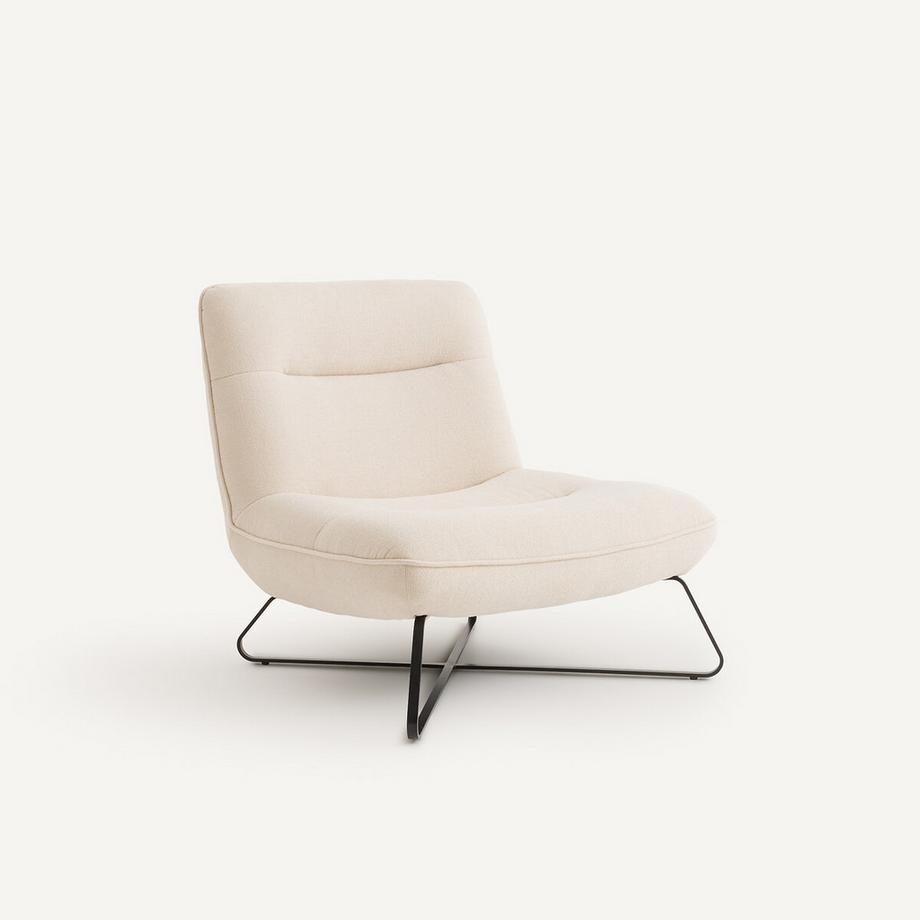 Fauteuil en tissu chenillé