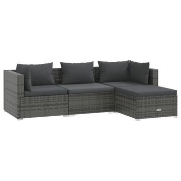 Garten-lounge-set poly-rattan