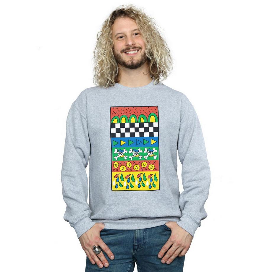 Disney Donald Duck Sweatshirt Abstrait  