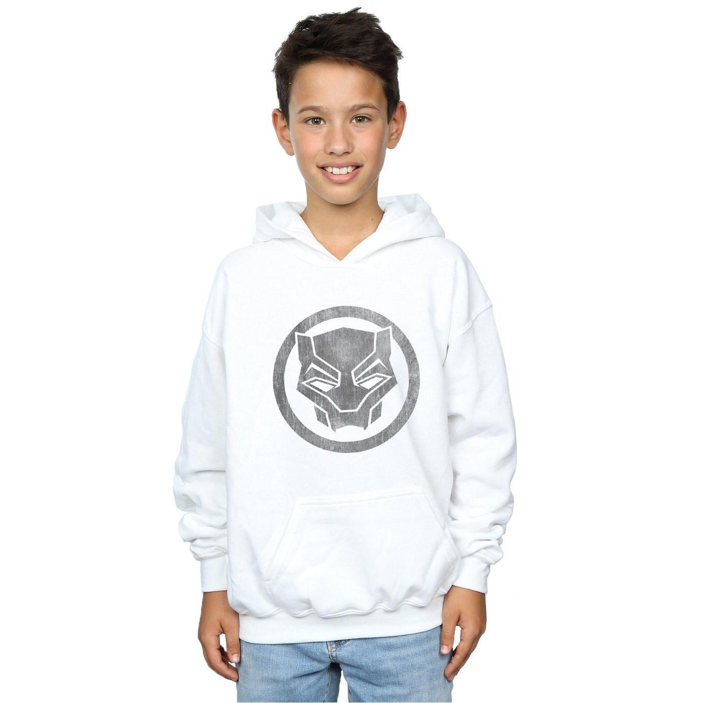 MARVEL  Black Panther Distressed Icon Kapuzenpullover 