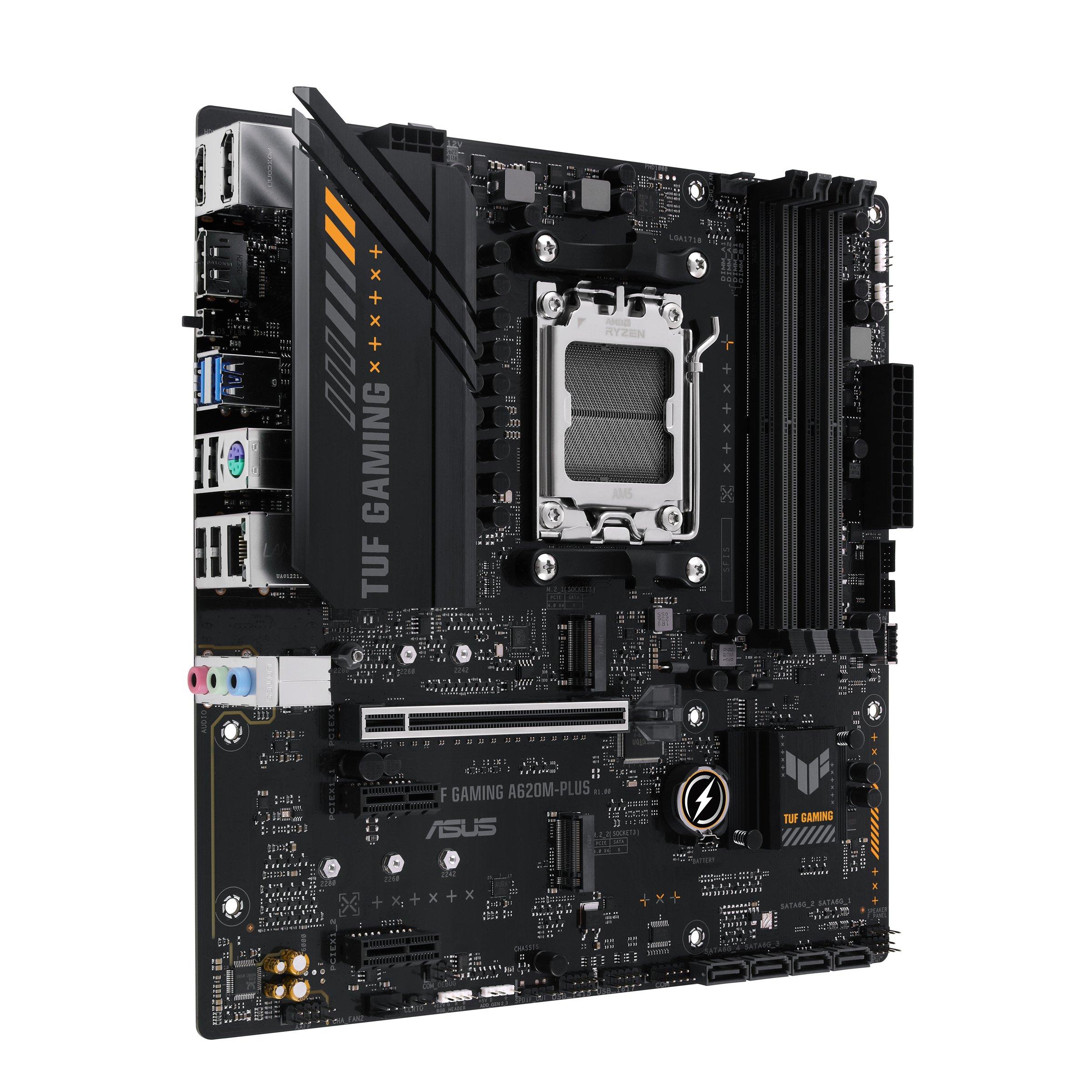 ASUS  TUF GAMING A620M-PLUS AMD A620 Socket AM5 micro ATX 