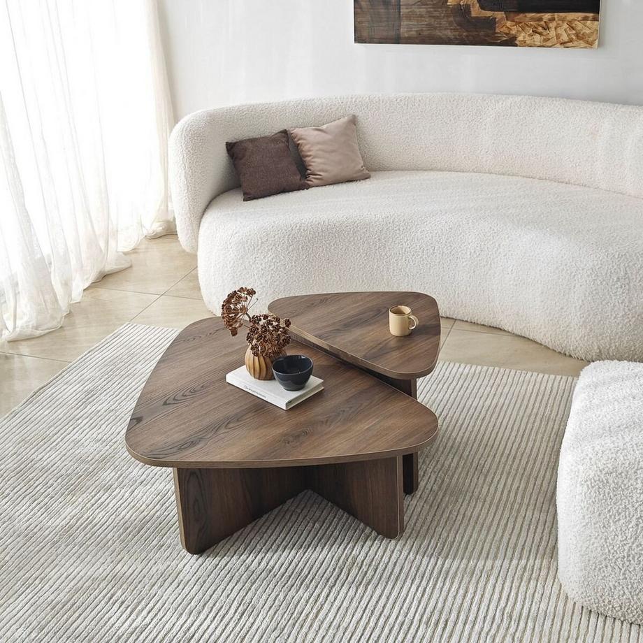 Calicosy Set von 2 Couchtischen BALLARE  