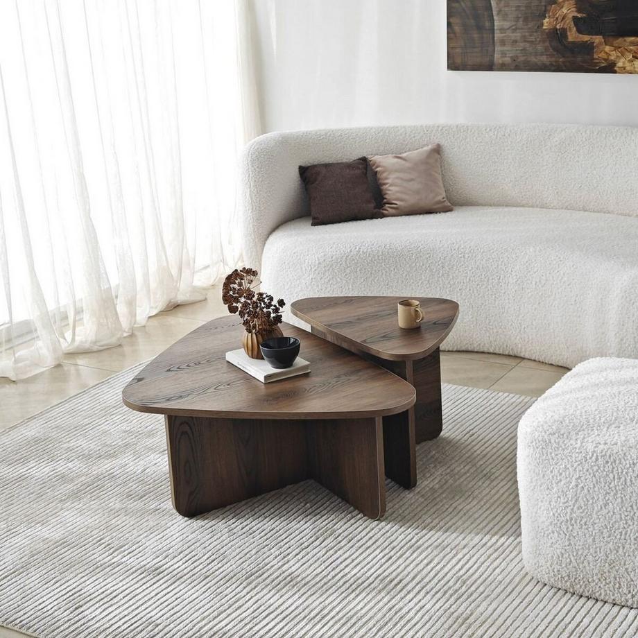 Calicosy Set von 2 Couchtischen BALLARE  