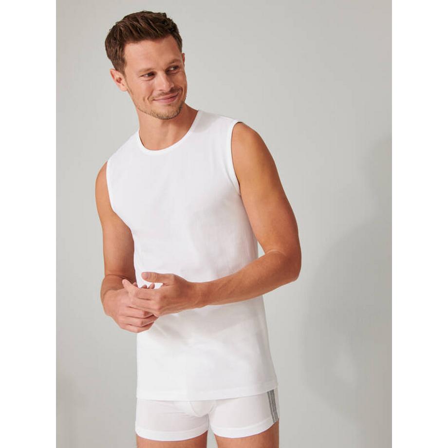 Schiesser Coton Organique Débardeur Col Rond Lot de 2  