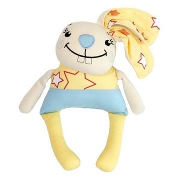 Kuscheltier Hase gelb