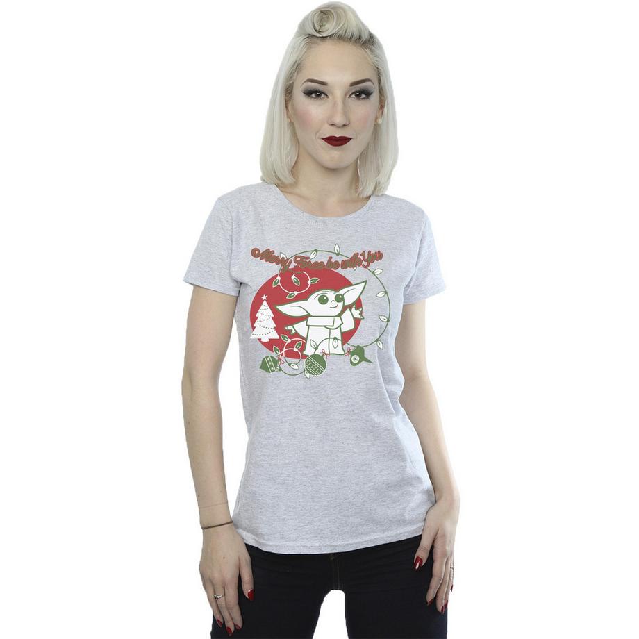Star Wars: The Mandalorian  Force Be With You T-Shirt 