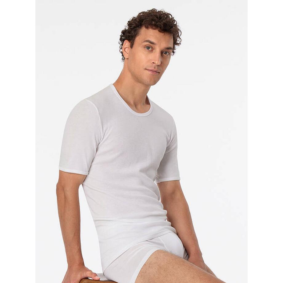 Schiesser T-shirt a Costine Fini  