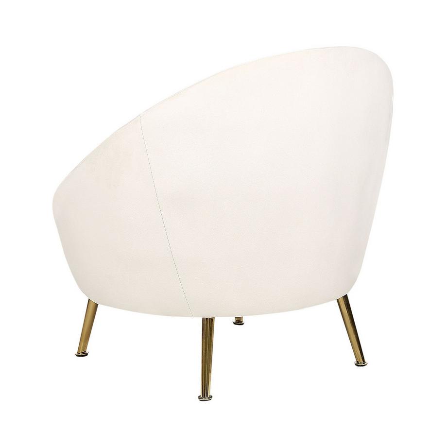 Beliani Sessel aus Samtstoff Retro LANGA  