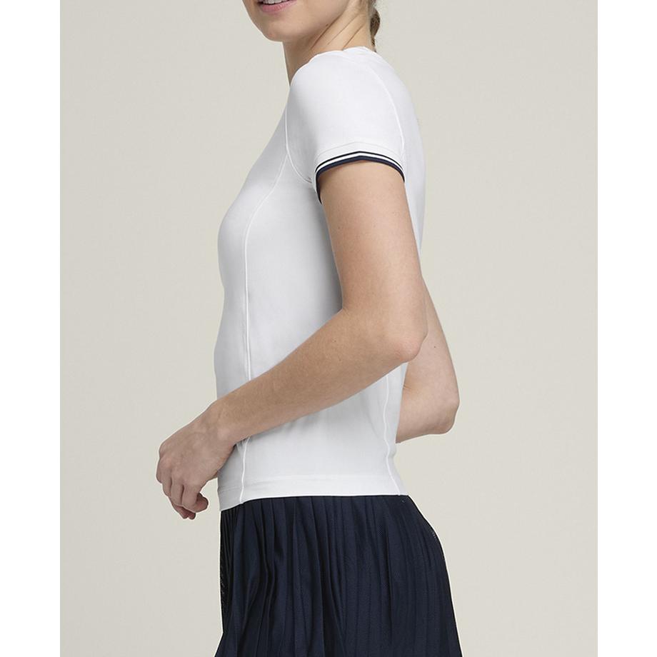 Wilson  T-shirt sans couture Team Femme Blanc 