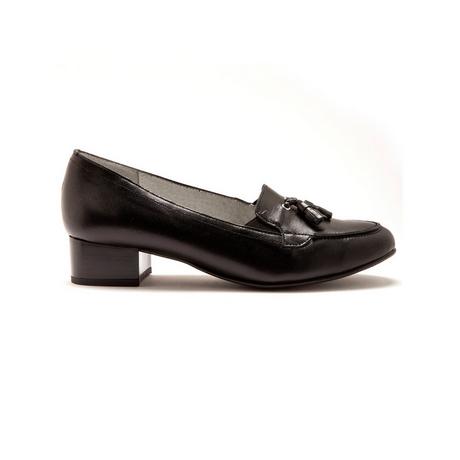 Pédiconfort  mocassins à pompons cuir 