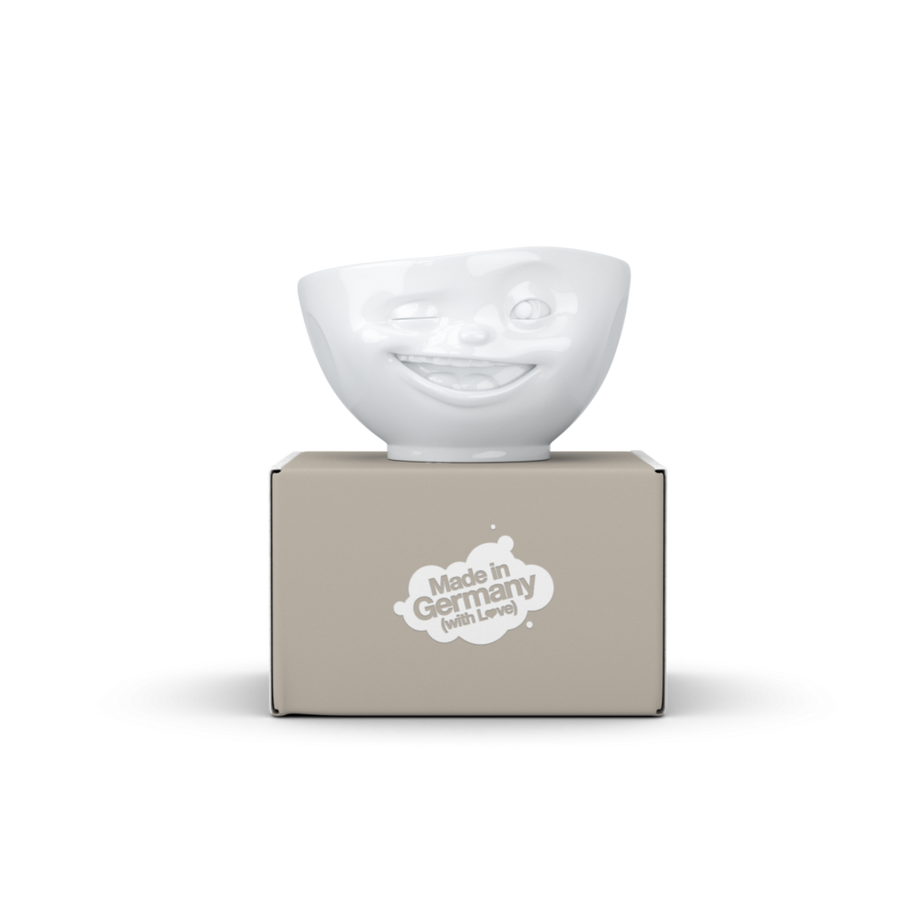 58products Schale 500ml, zwinkernd, weiss  