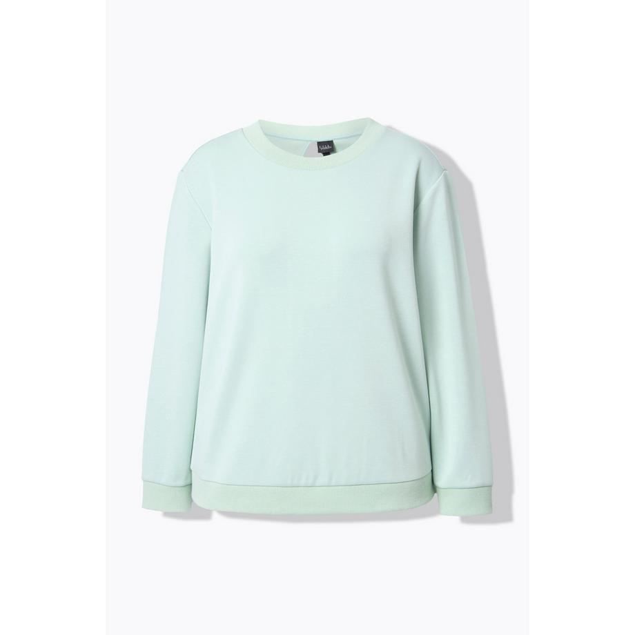 Ulla Popken Felpa yoga Boxy Cut-Out Collo Alto  