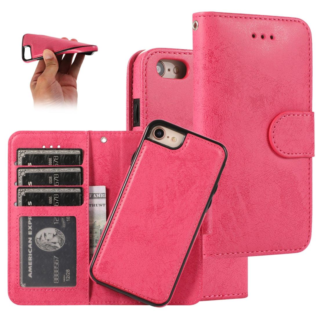 Cover-Discount  iPhone SE / 8 / 7 - Etui avec coque arrière combi 