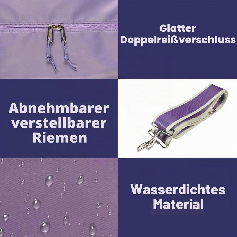 Only-bags.store Große faltbare Reisetasche Handgepäcktasche Weekender  