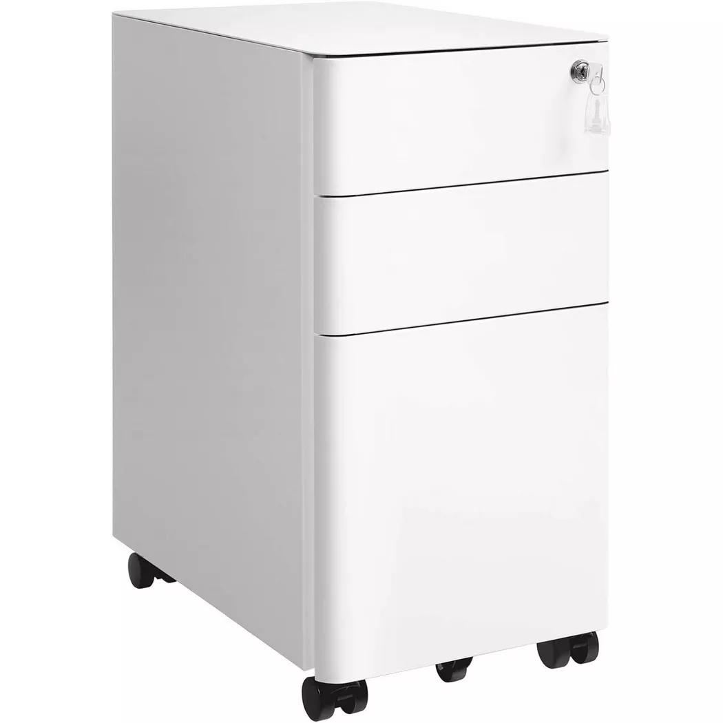 SONGMICS Rollcontainer "OFC030W01 Weiss"