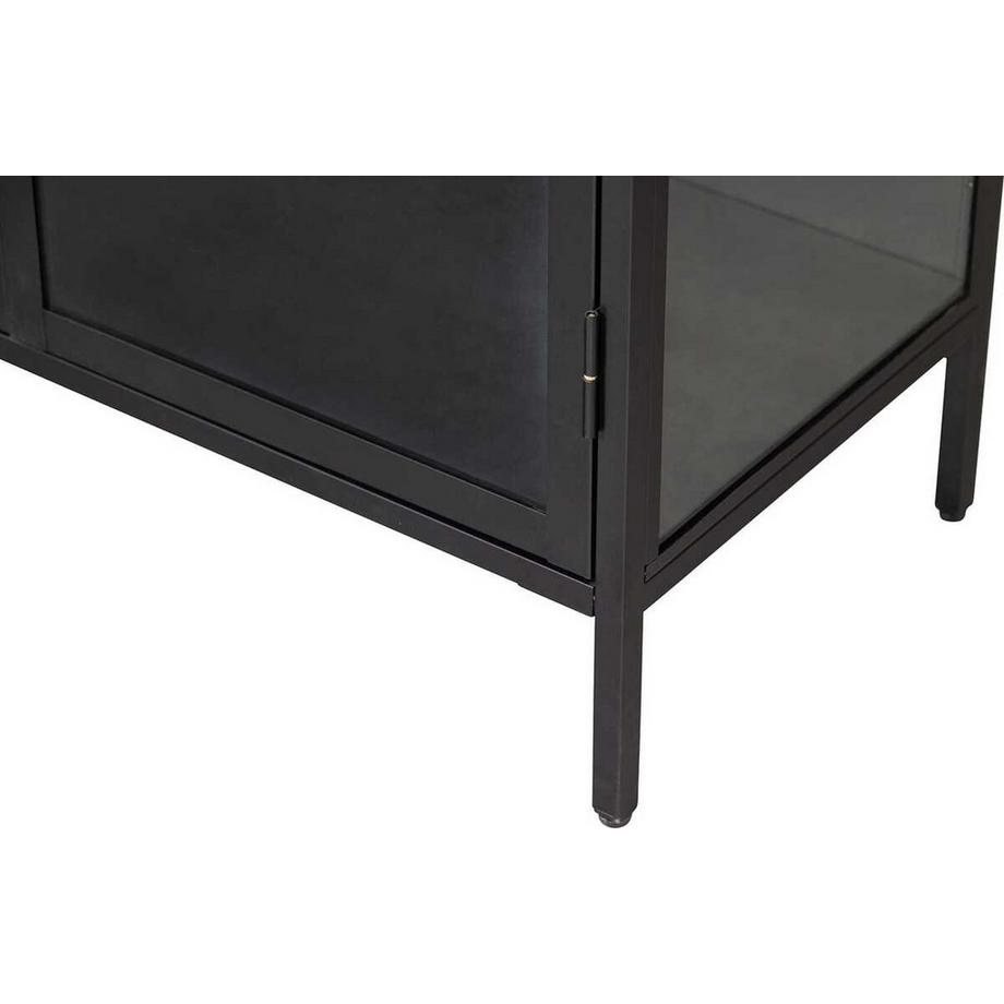 mutoni Vetrina Metallo pregiato nero  